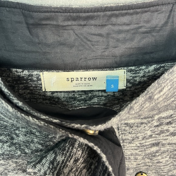 Anthropologie Sparrow‎ Mini Skirt Sz S 100% Merino Wool Heather Gray Gorpcore - Picture 4 of 9